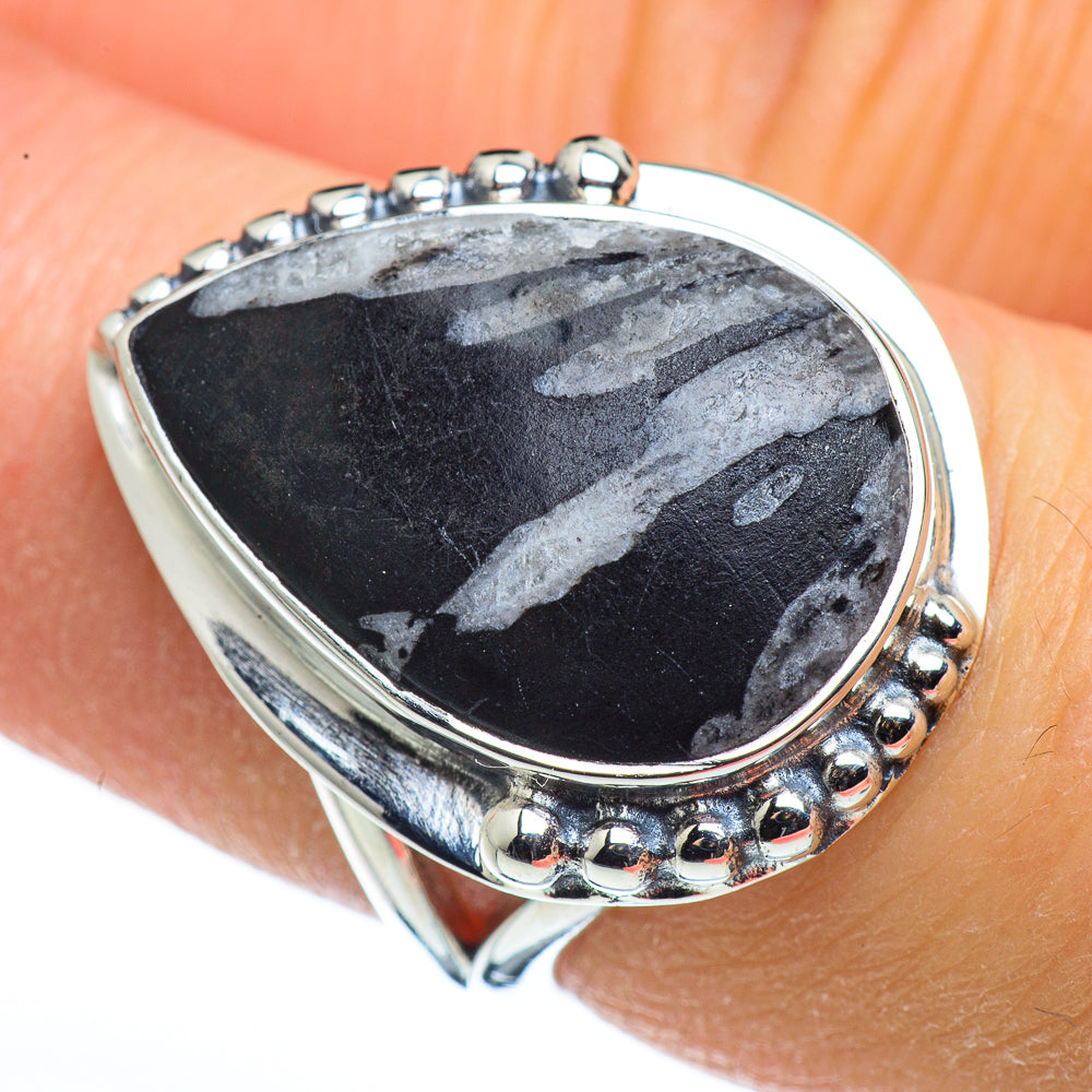 Chrysanthemum Stone Rings handcrafted by Ana Silver Co - RING45535