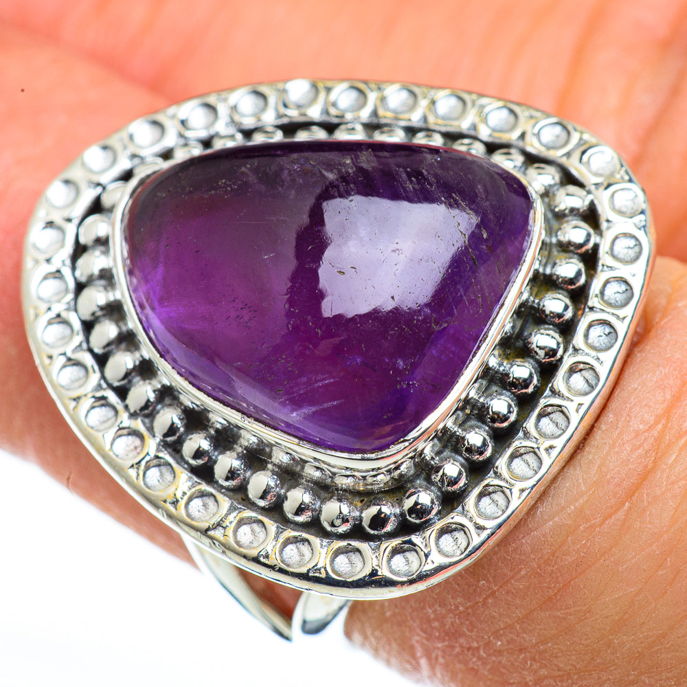 Amethyst Rings handcrafted by Ana Silver Co - RING45586