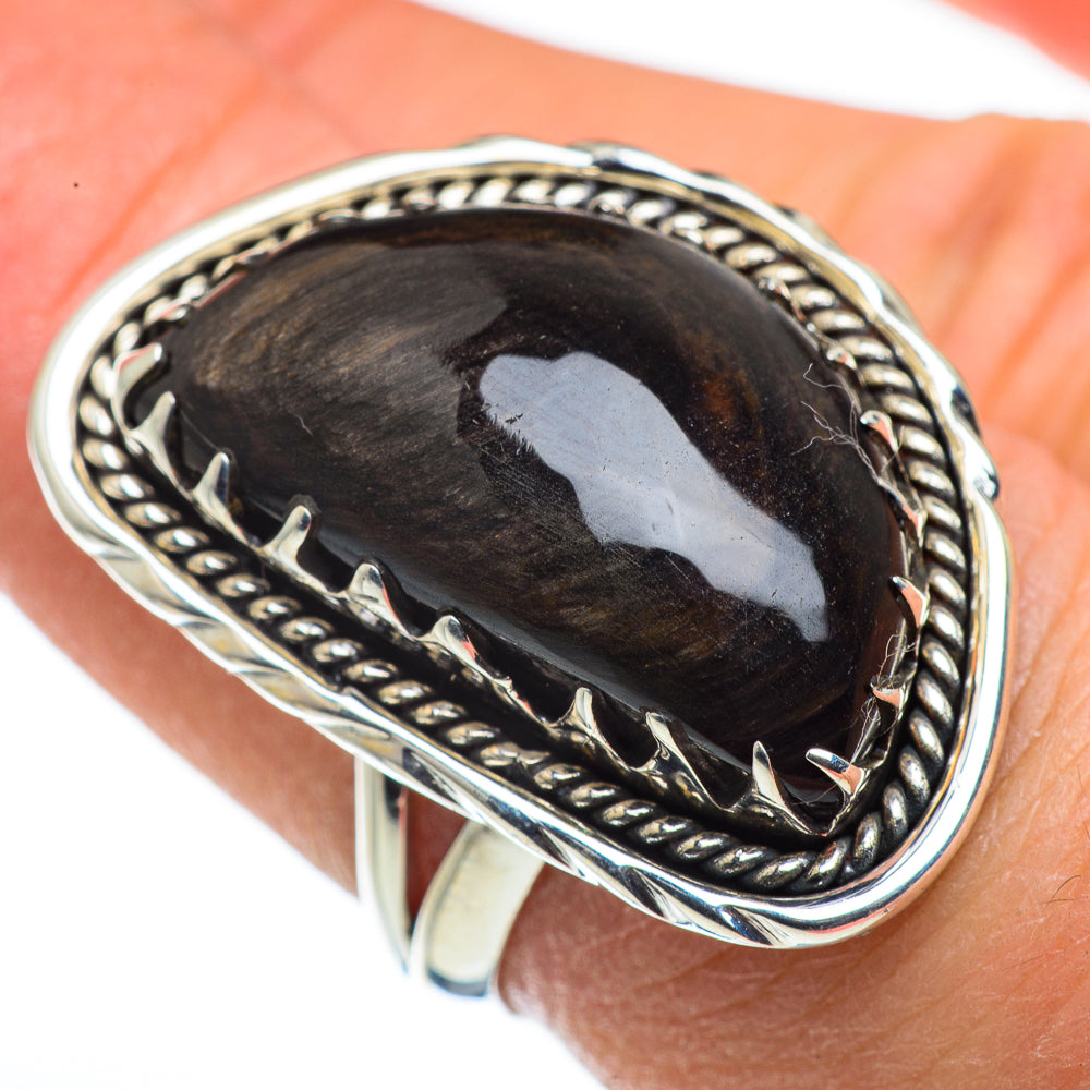 Black Onyx Rings handcrafted by Ana Silver Co - RING45632