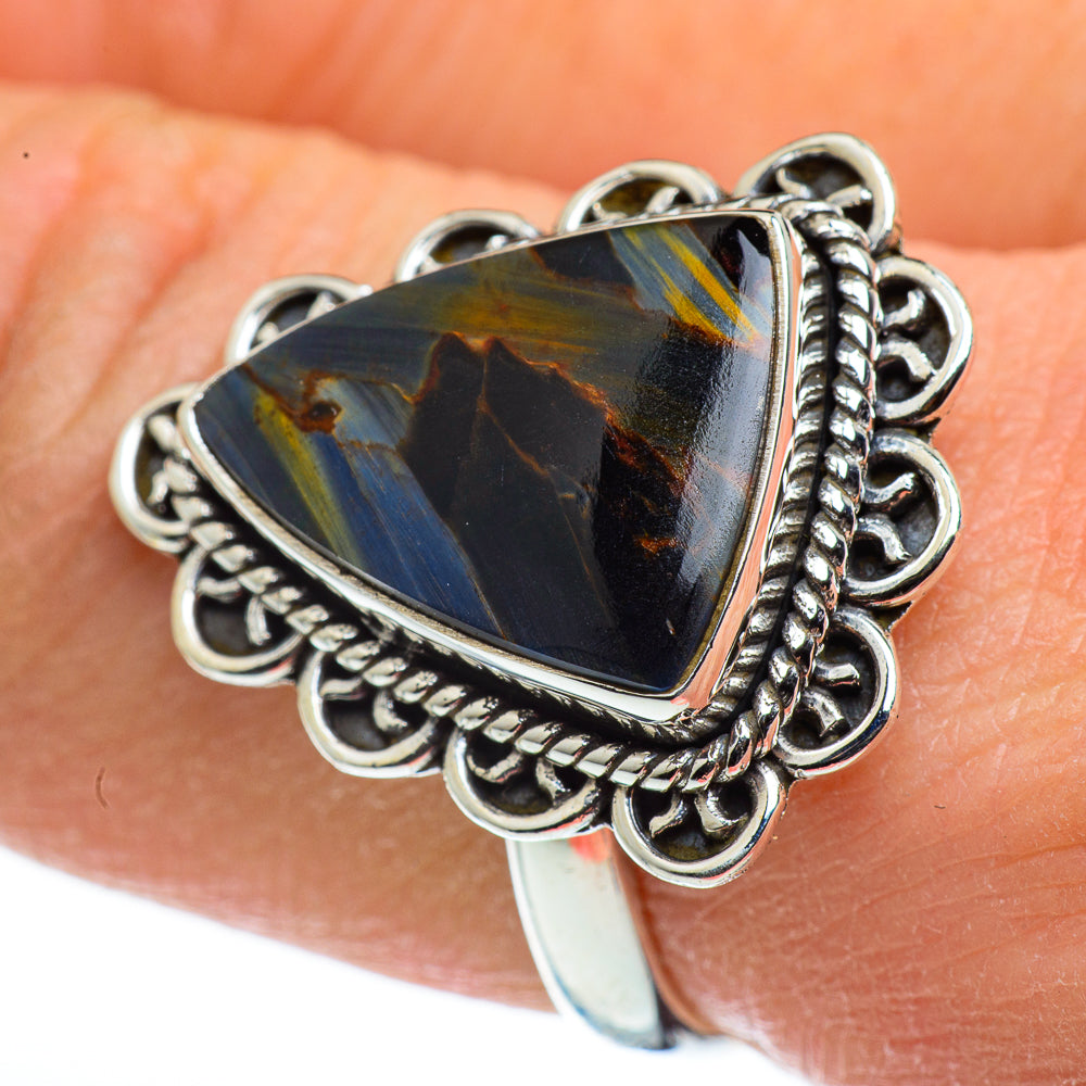 Pietersite Rings handcrafted by Ana Silver Co - RING45638