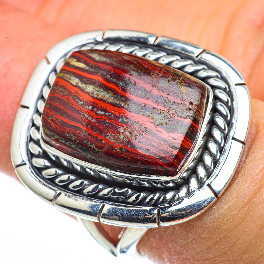 Red Jasper Rings handcrafted by Ana Silver Co - RING45658