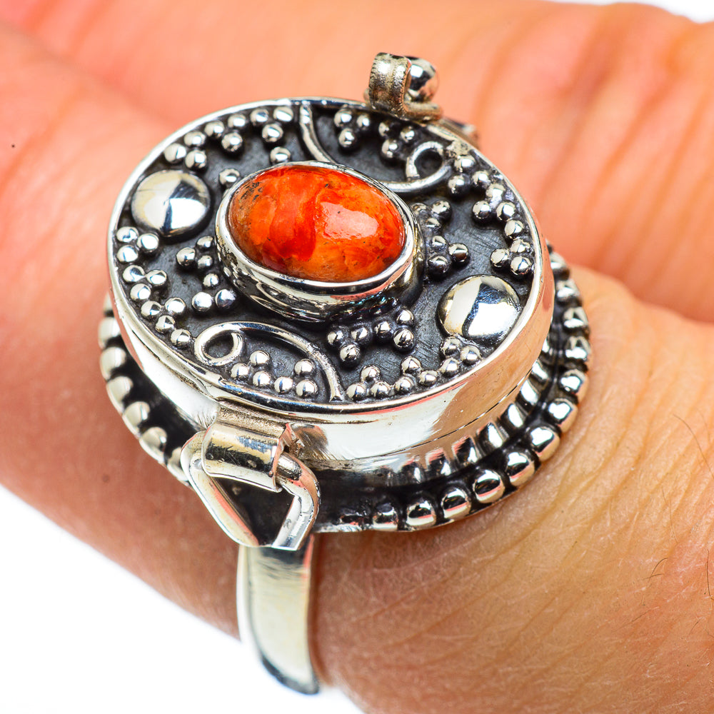 Sponge Coral Rings handcrafted by Ana Silver Co - RING45695