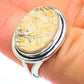 Germany Psilomelane Dendrite Rings handcrafted by Ana Silver Co - RING45713