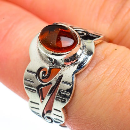 Baltic Amber Rings handcrafted by Ana Silver Co - RING45714
