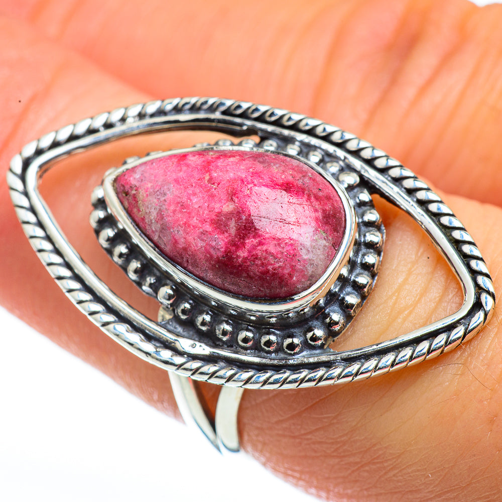 Thulite Rings handcrafted by Ana Silver Co - RING45717