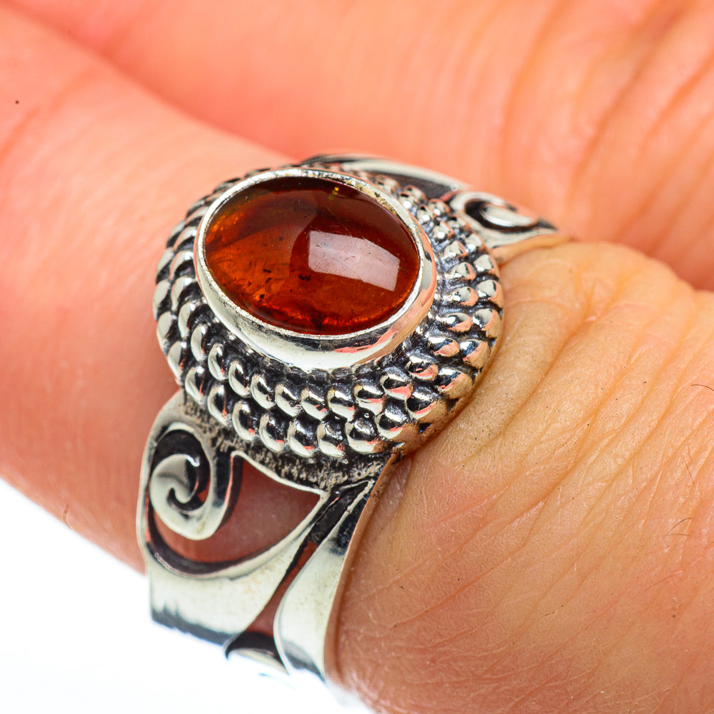 Baltic Amber Rings handcrafted by Ana Silver Co - RING45771