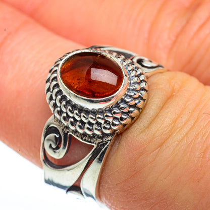 Baltic Amber Rings handcrafted by Ana Silver Co - RING45771