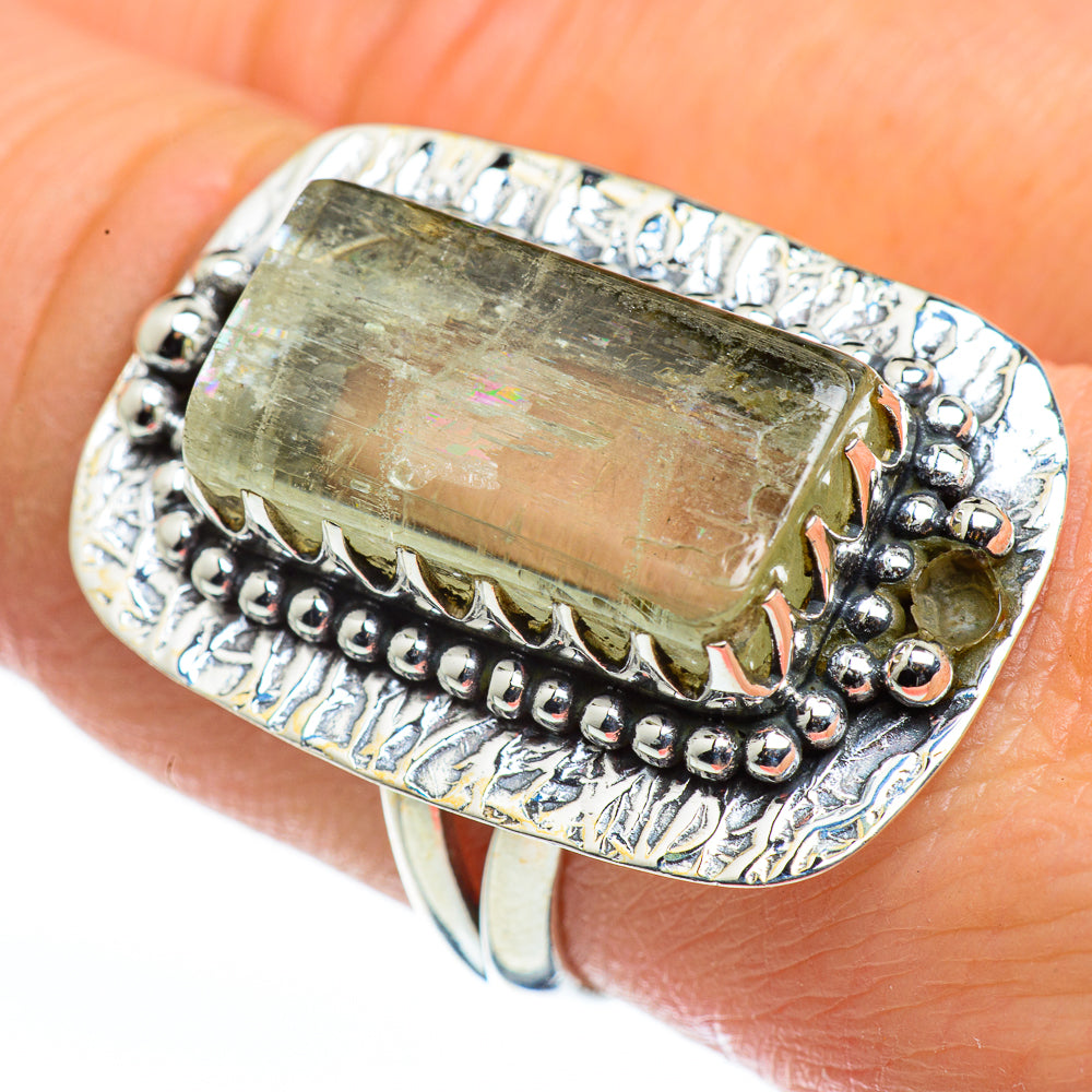Prehnite Rings handcrafted by Ana Silver Co - RING45802