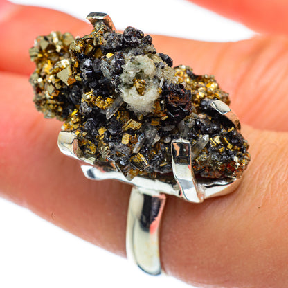 Bismuth Crystal Rings handcrafted by Ana Silver Co - RING45826