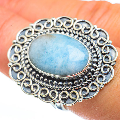 Larimar Rings handcrafted by Ana Silver Co - RING45843