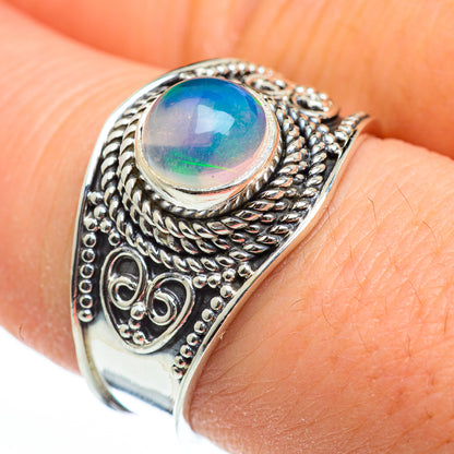 Ethiopian Opal Rings handcrafted by Ana Silver Co - RING45910