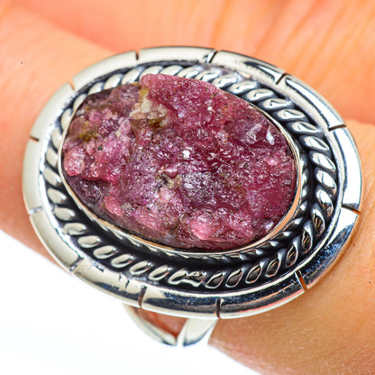 Cobalto Calcite Druzy Rings handcrafted by Ana Silver Co - RING46065