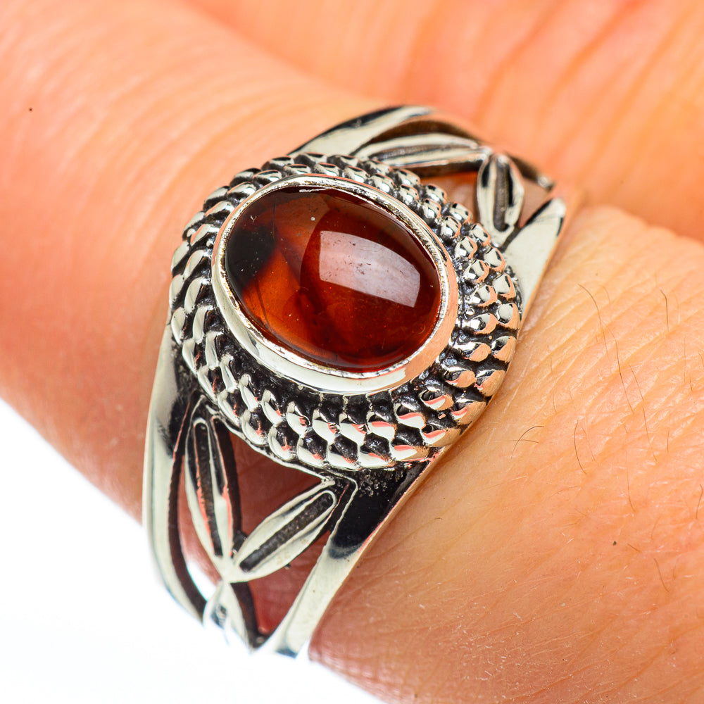 Baltic Amber Rings handcrafted by Ana Silver Co - RING46116