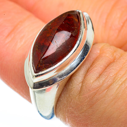 Baltic Amber Rings handcrafted by Ana Silver Co - RING46155