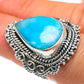 Larimar Rings handcrafted by Ana Silver Co - RING46172