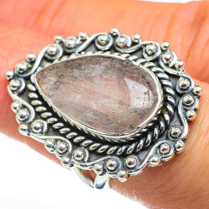 Rose Quartz Rings handcrafted by Ana Silver Co - RING46219