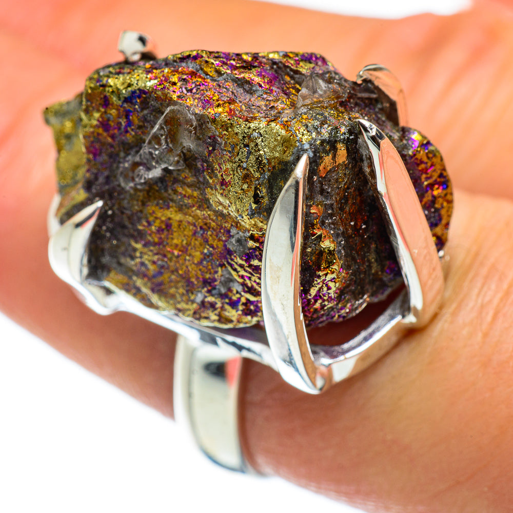 Titanium Druzy Rings handcrafted by Ana Silver Co - RING46288