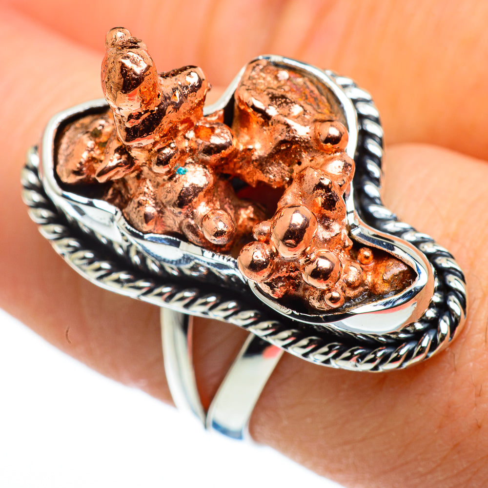 Splash Copper Rings handcrafted by Ana Silver Co - RING46309