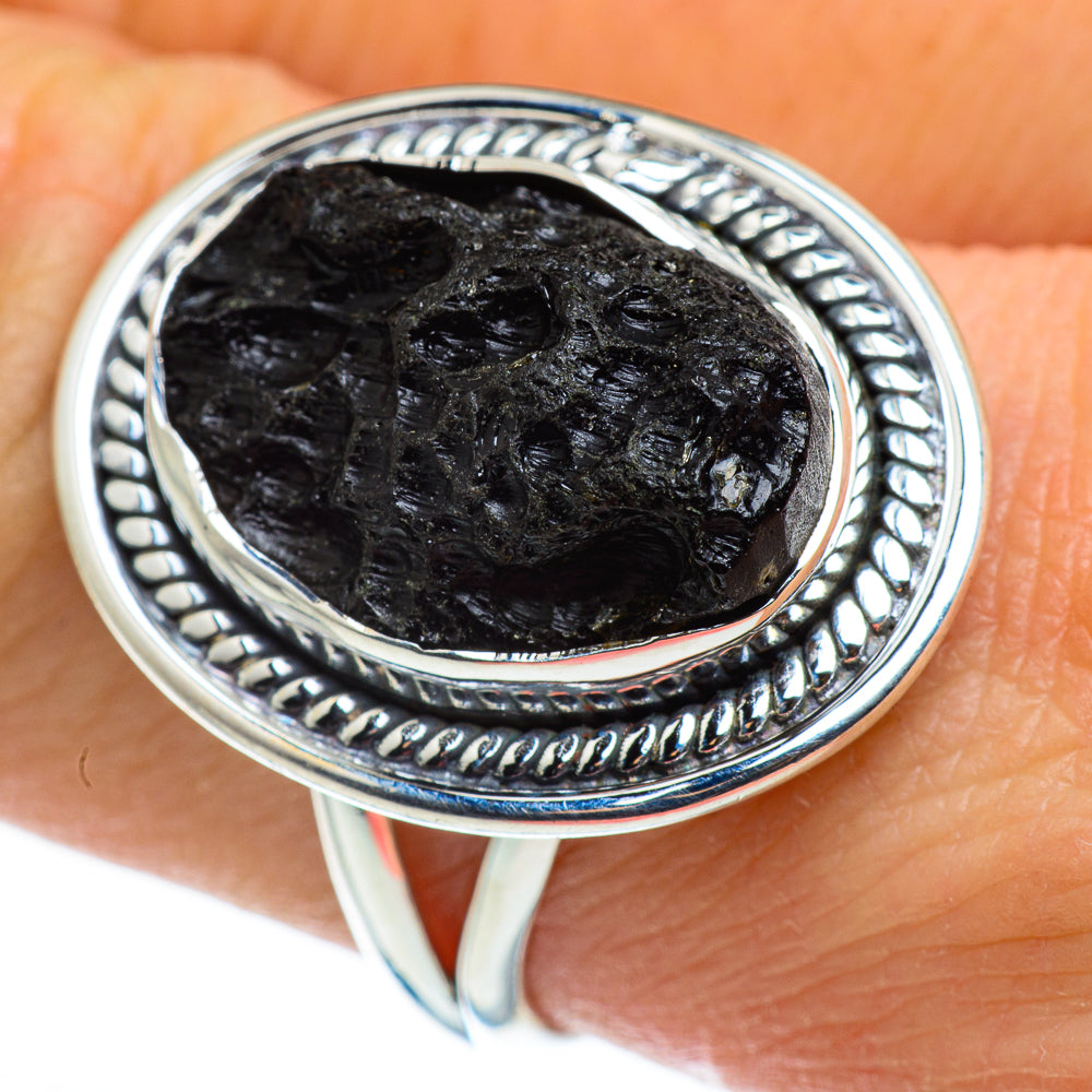 Tektite Rings handcrafted by Ana Silver Co - RING46371