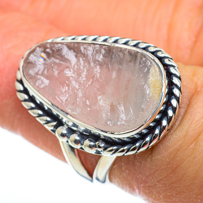 Rose Quartz Rings handcrafted by Ana Silver Co - RING46395