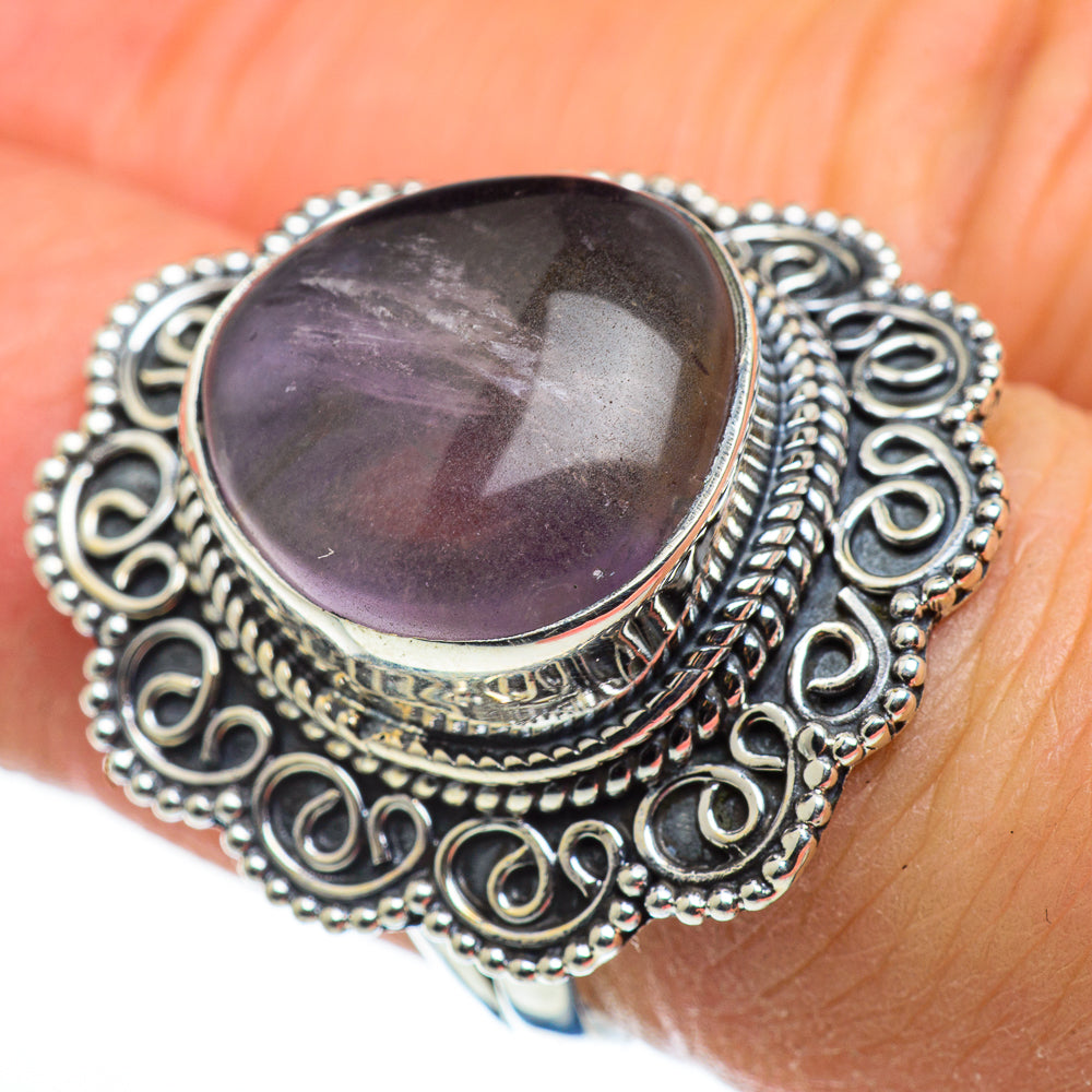 Rose Quartz Rings handcrafted by Ana Silver Co - RING46428