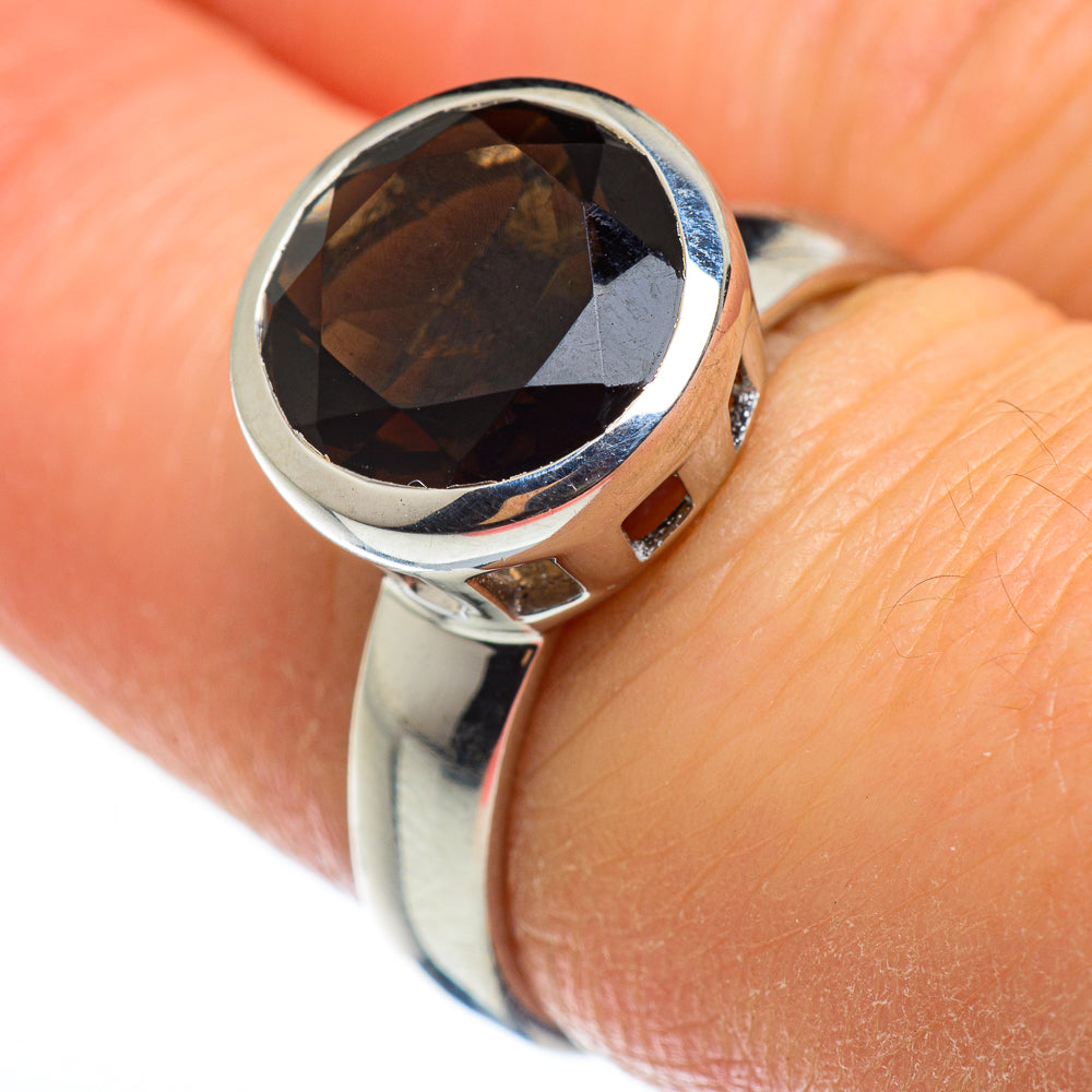 Smoky Quartz Rings handcrafted by Ana Silver Co - RING46562