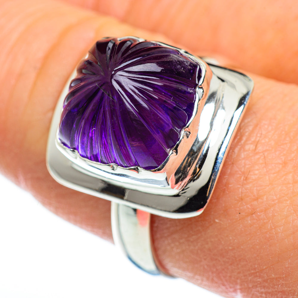 Amethyst Rings handcrafted by Ana Silver Co - RING46575