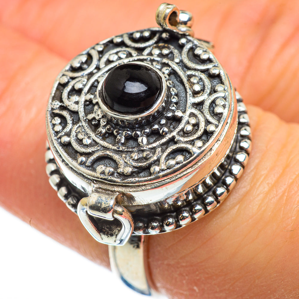 Black Onyx Rings handcrafted by Ana Silver Co - RING46577