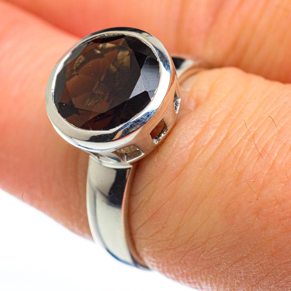 Smoky Quartz Rings handcrafted by Ana Silver Co - RING46590