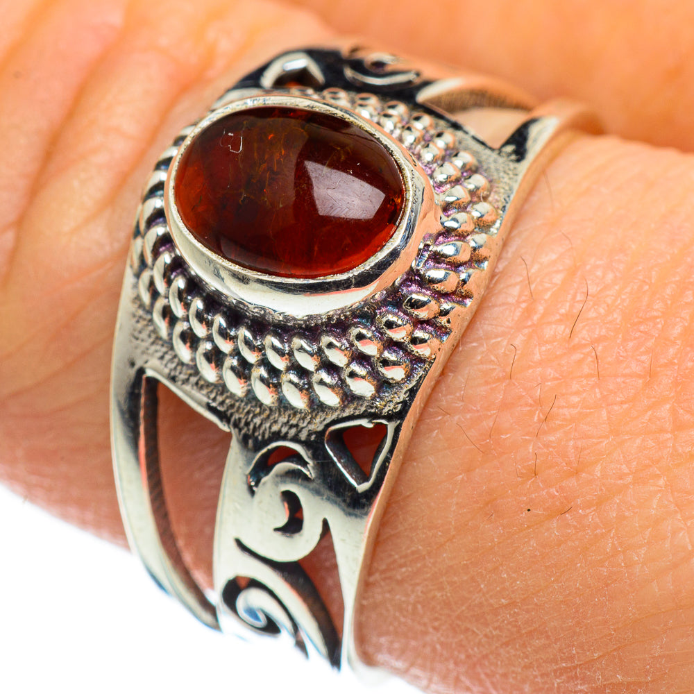 Baltic Amber Rings handcrafted by Ana Silver Co - RING46609
