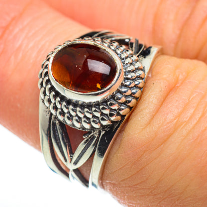 Baltic Amber Rings handcrafted by Ana Silver Co - RING46625