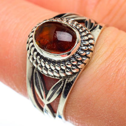 Baltic Amber Rings handcrafted by Ana Silver Co - RING46737