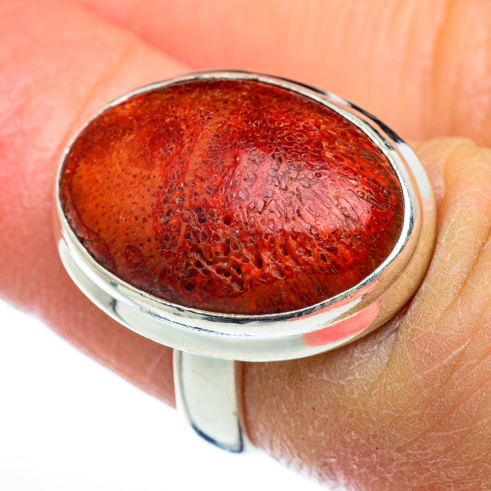 Sponge Coral Rings handcrafted by Ana Silver Co - RING46768
