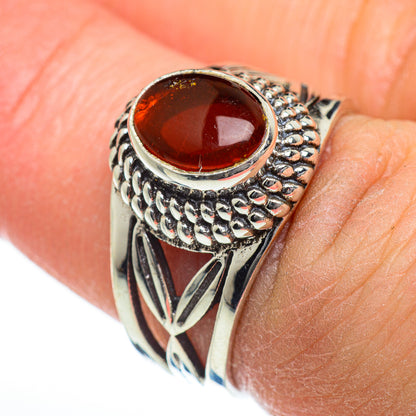Baltic Amber Rings handcrafted by Ana Silver Co - RING46795