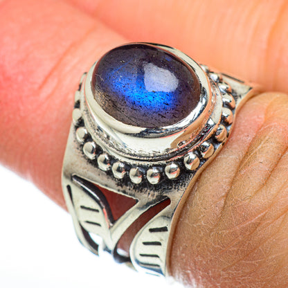 Labradorite Rings handcrafted by Ana Silver Co - RING46844