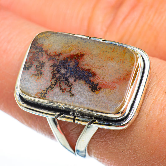 Scenic Dendritic Agate Rings handcrafted by Ana Silver Co - RING46871