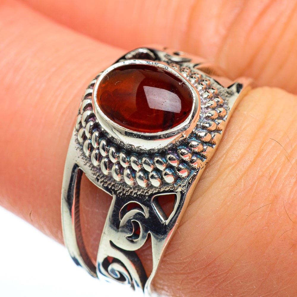 Baltic Amber Rings handcrafted by Ana Silver Co - RING46901