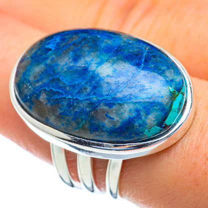Chrysocolla In Quartz Rings handcrafted by Ana Silver Co - RING47122