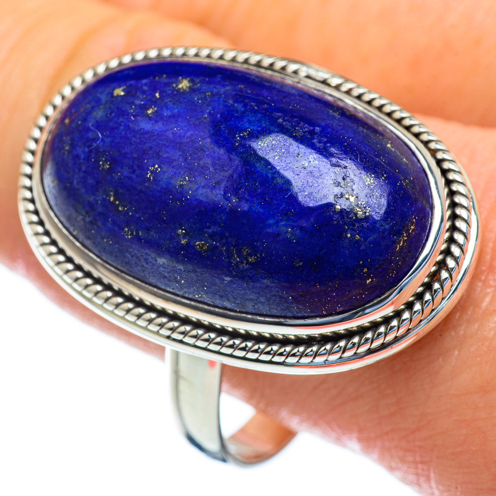 Lapis Lazuli Rings handcrafted by Ana Silver Co - RING47123
