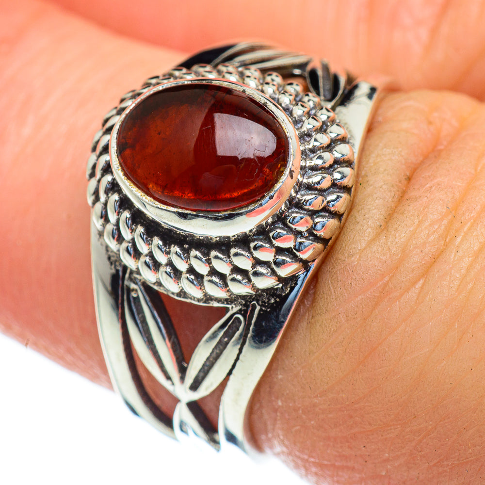 Baltic Amber Rings handcrafted by Ana Silver Co - RING47248