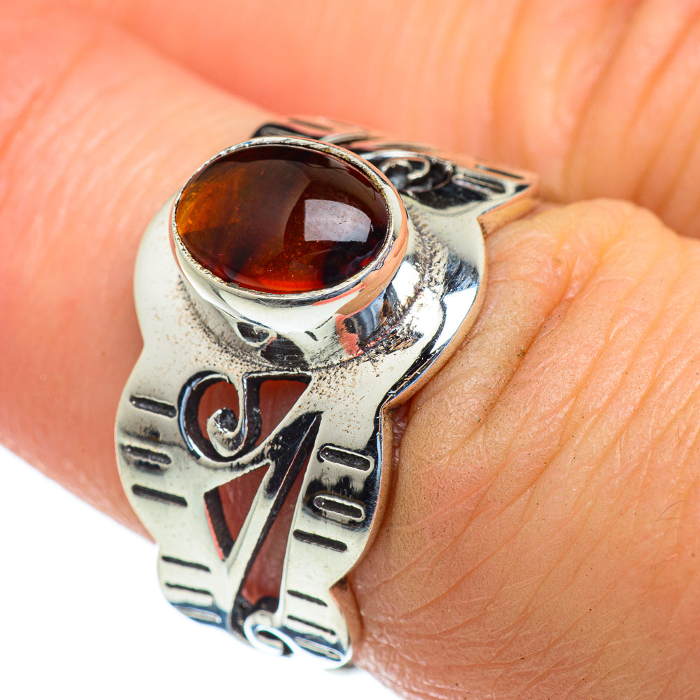 Baltic Amber Rings handcrafted by Ana Silver Co - RING47251