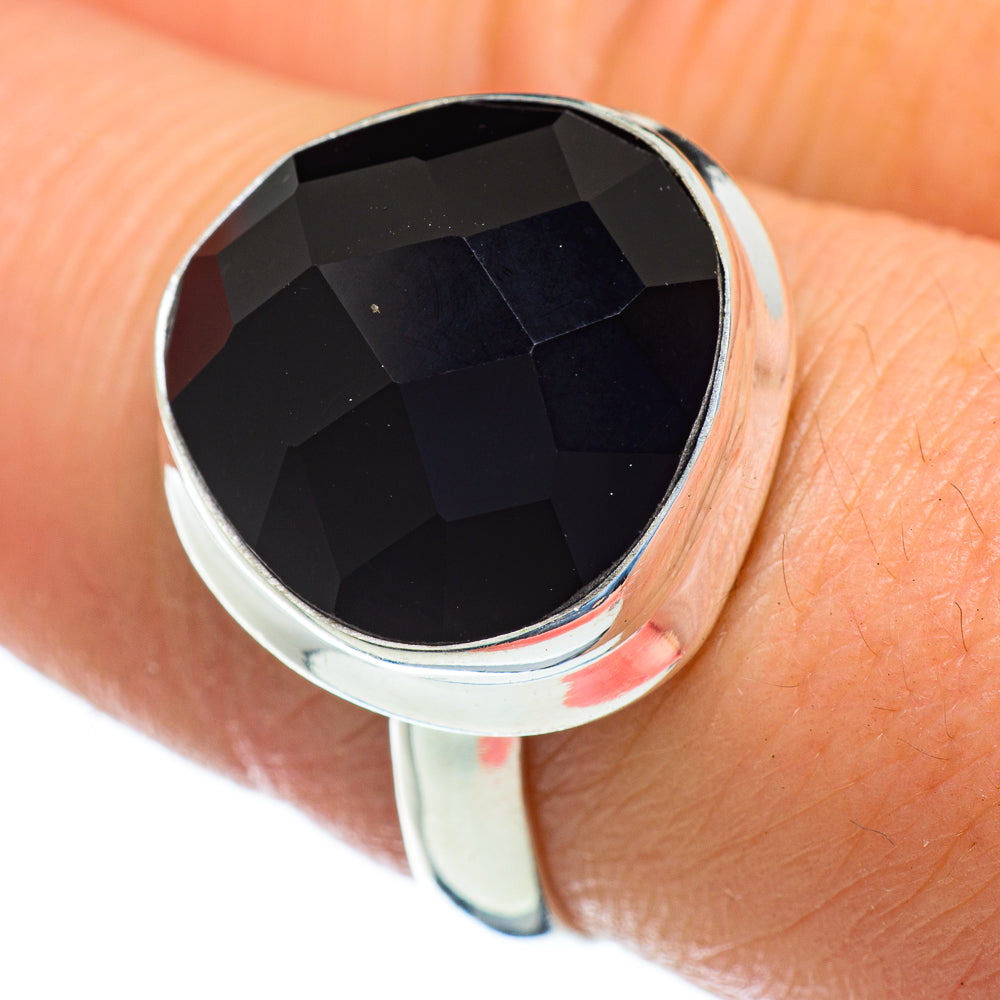 Black Onyx Rings handcrafted by Ana Silver Co - RING47288