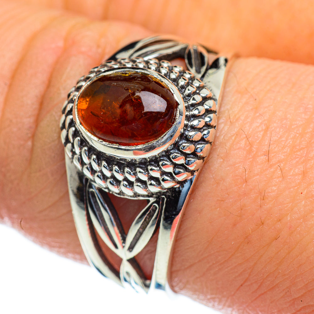 Baltic Amber Rings handcrafted by Ana Silver Co - RING47365