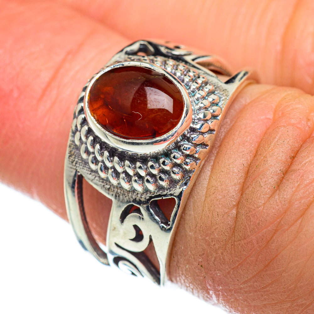 Baltic Amber Rings handcrafted by Ana Silver Co - RING47395