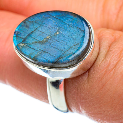 Labradorite Rings handcrafted by Ana Silver Co - RING47431