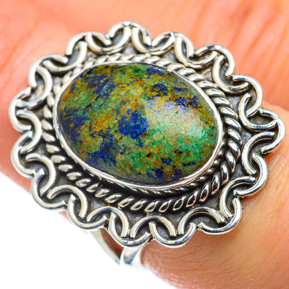 Azurite Rings handcrafted by Ana Silver Co - RING47617