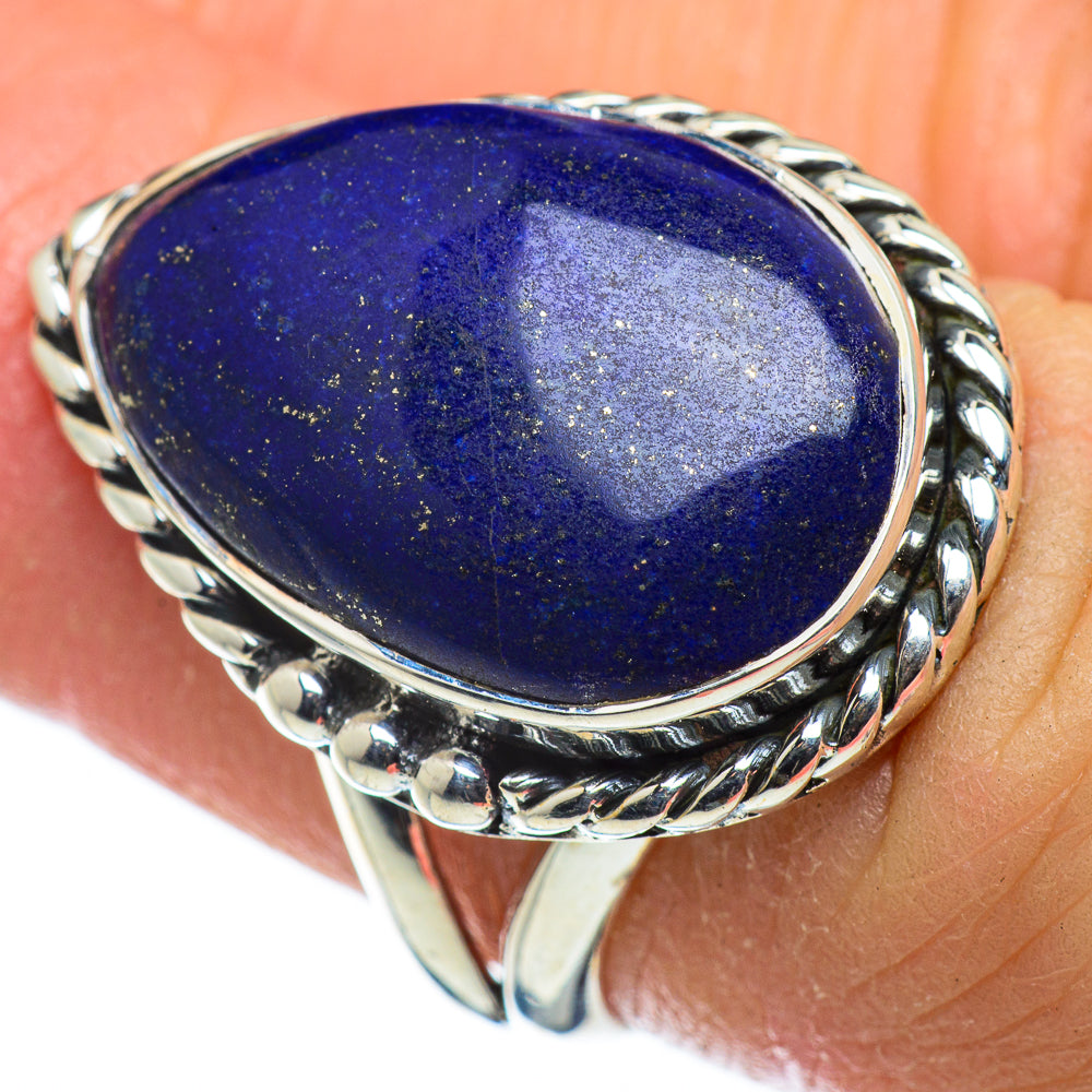 Lapis Lazuli Rings handcrafted by Ana Silver Co - RING47656