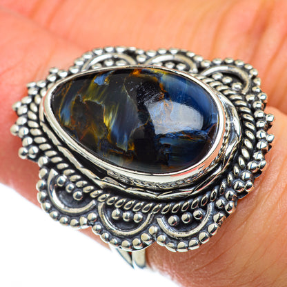 Pietersite Rings handcrafted by Ana Silver Co - RING47728