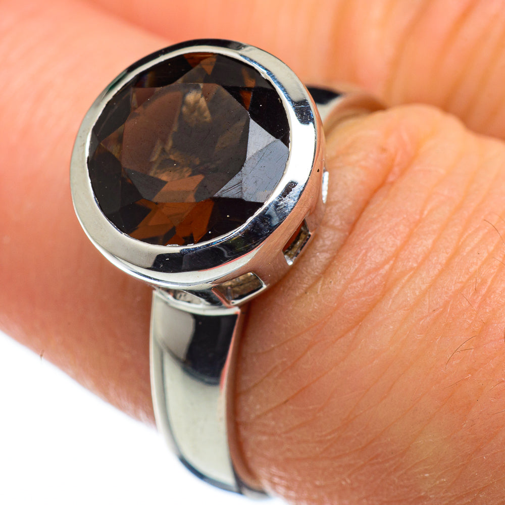 Smoky Quartz Rings handcrafted by Ana Silver Co - RING47746