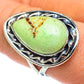 Lemon Chrysoprase Rings handcrafted by Ana Silver Co - RING47762